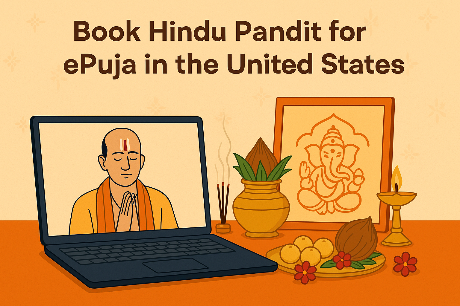Book Hindu Pandit for ePuja in the United States